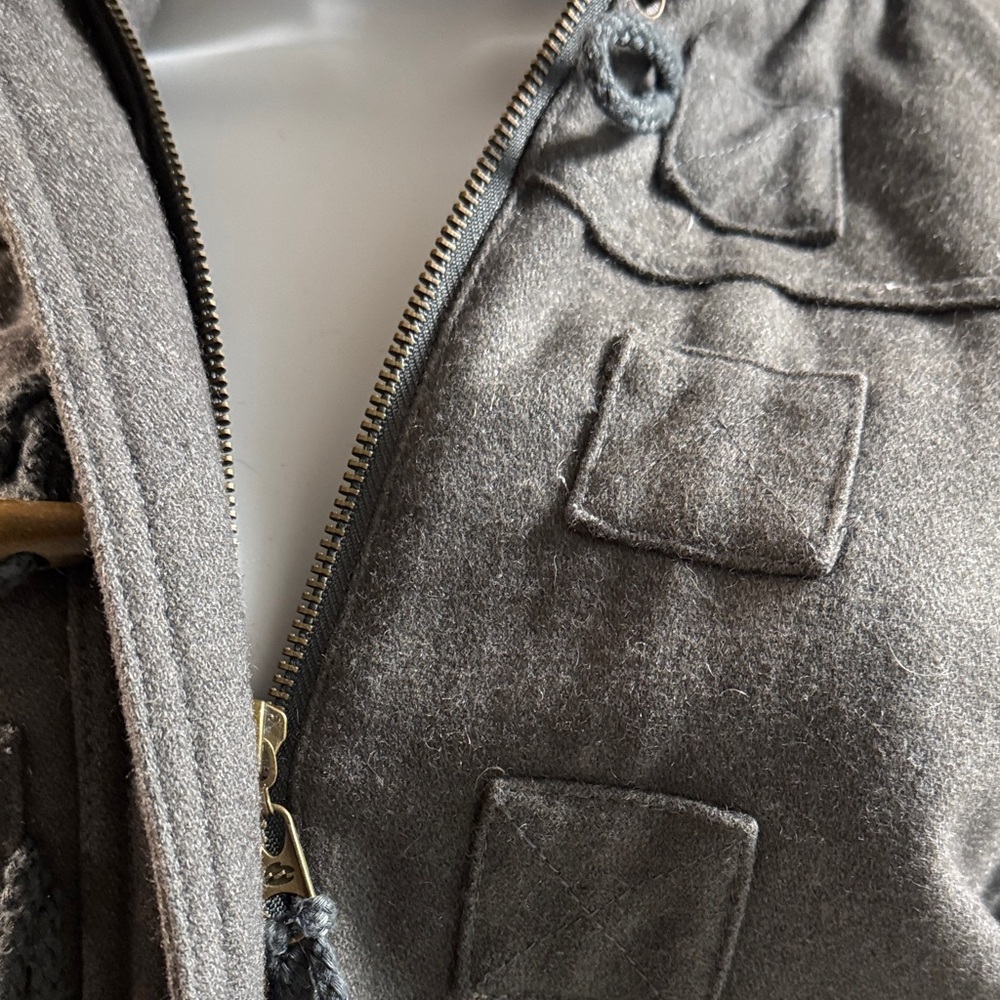 Gray Toggle Hooded Jacket - image 5